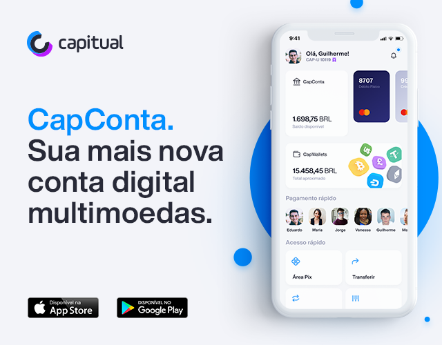CapConta - sua mais nova conta digital multimoedas